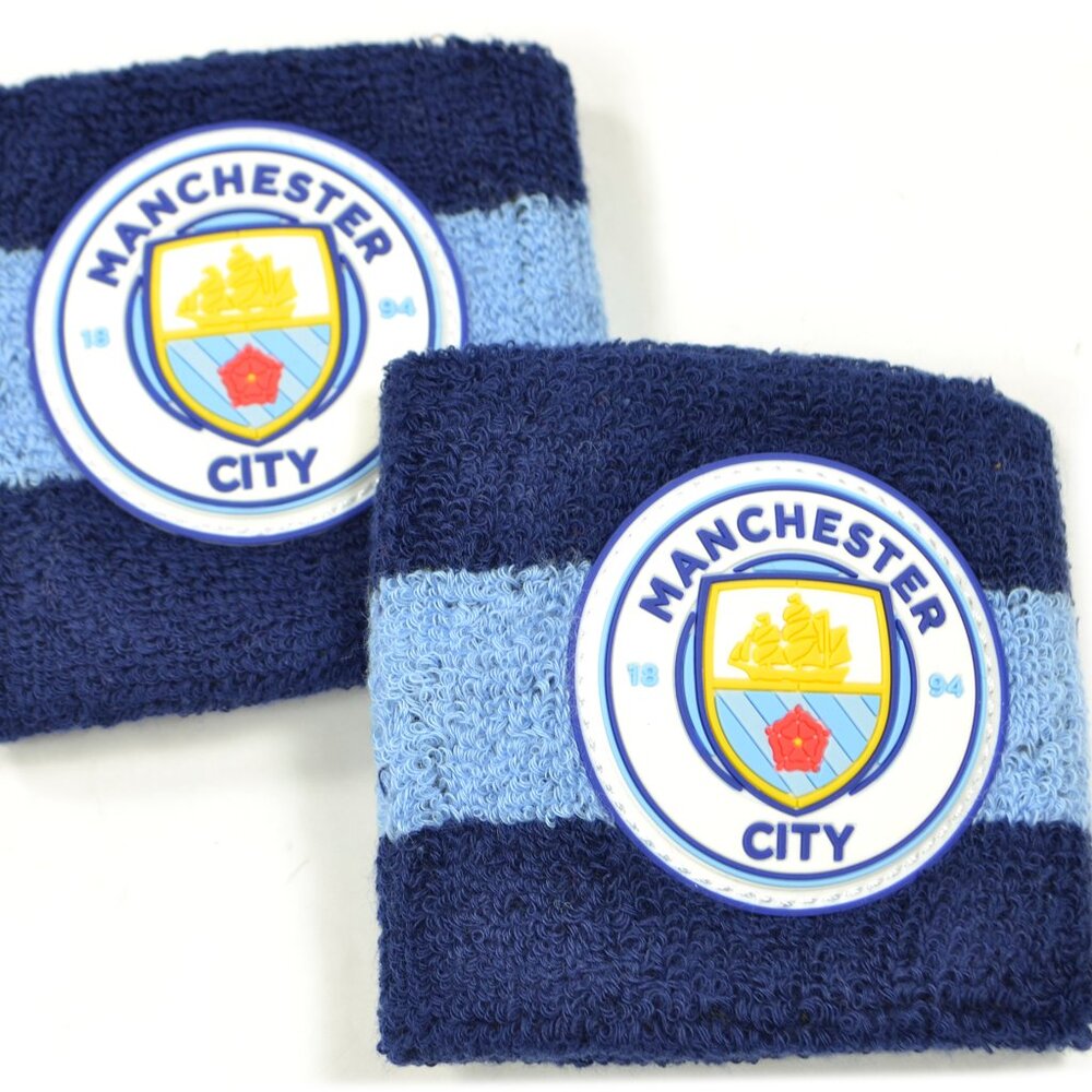 Manchester City FC Official Sweatbands Wristbands